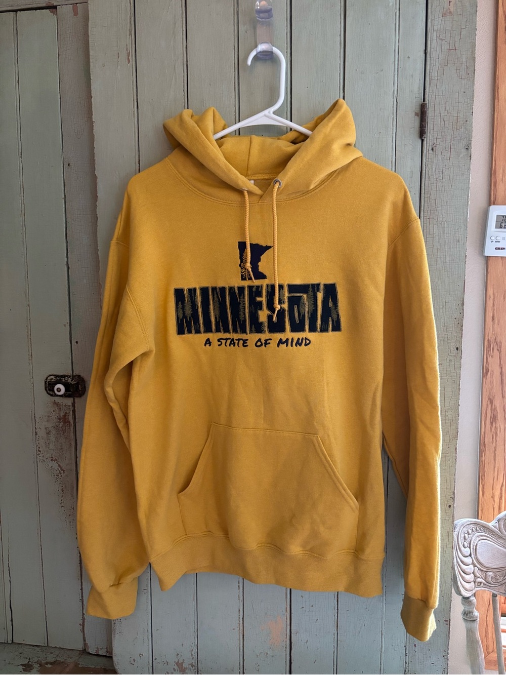 Jerzees Mustard Yellow Minnesota Pullover Hoodie